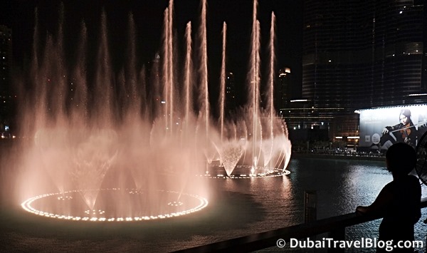 dubai fountain show