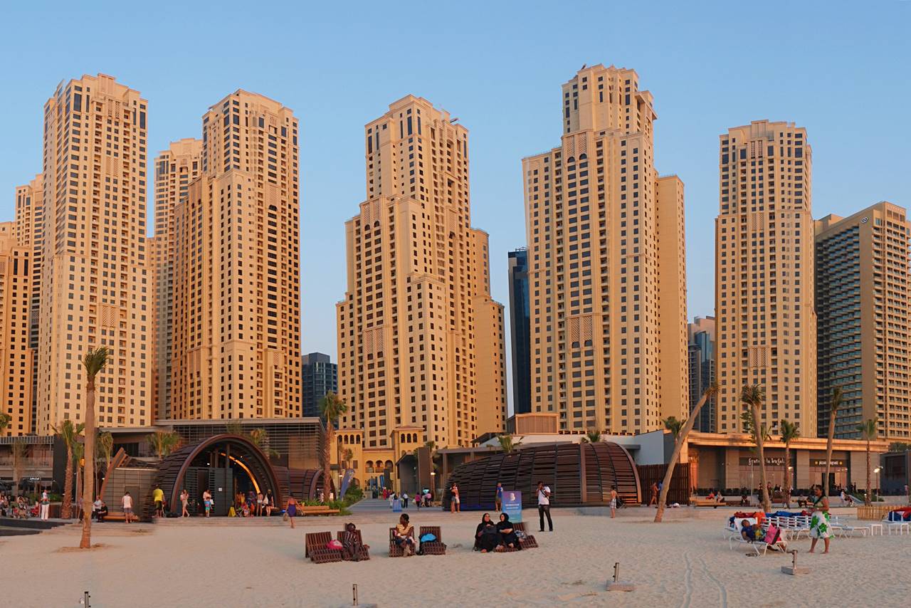 the beach Jumeirah Beach Residence
