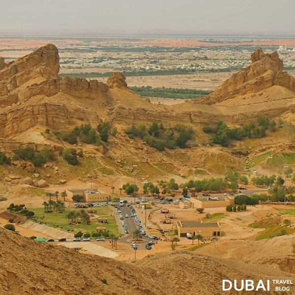 al ain city jebel hafeet view