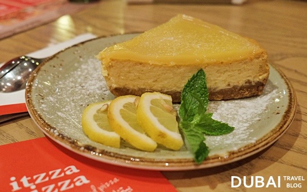 lemon baked cheesecake dubai