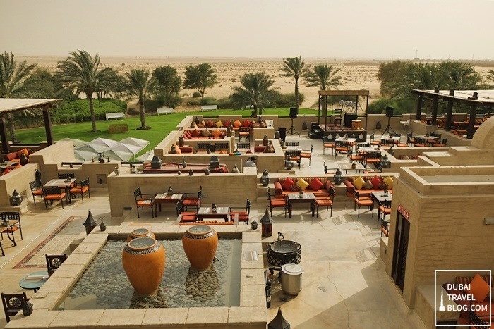 al sarab view overlooking the dubai desert