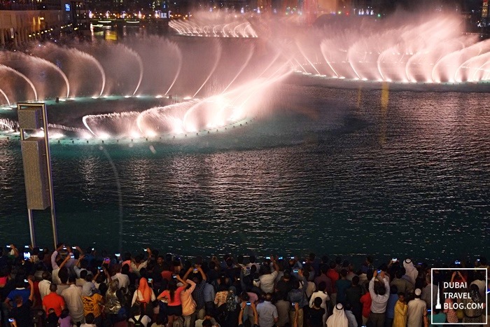  fontaine d'eau dubaï 