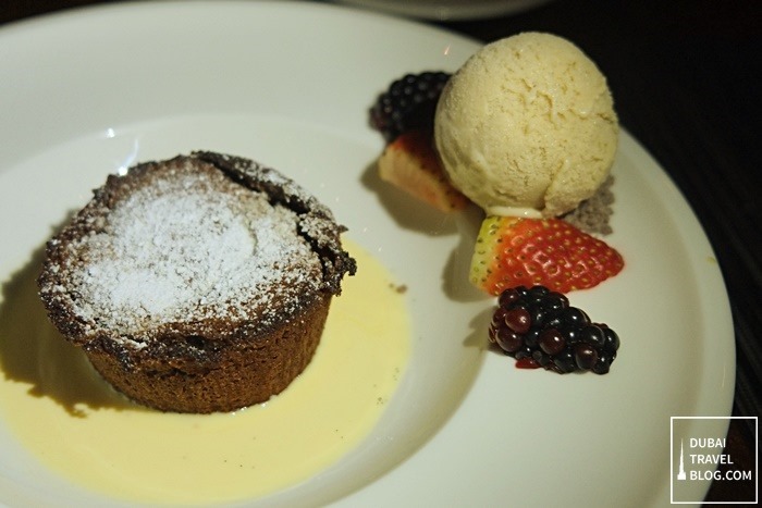 chocolate molten cake pachanga dubai