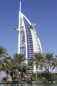 The Burj Al Arab (Tower of the Arabs) hotel