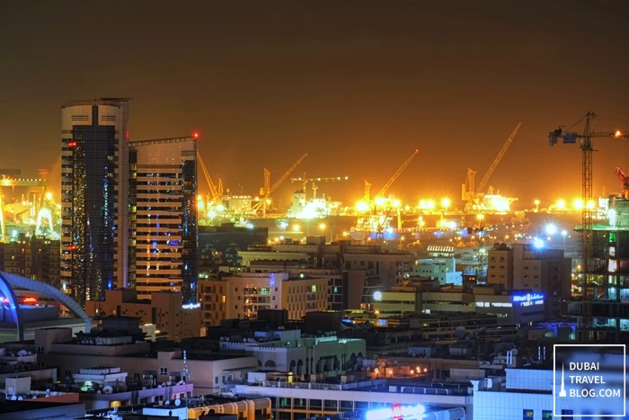 dry docks dubai night