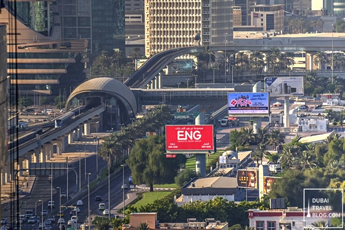 dubai metro view