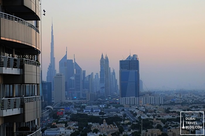 dubai skyline balcony