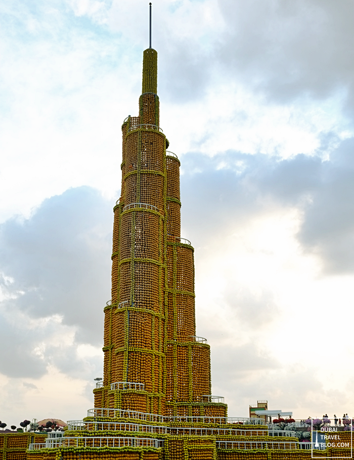 burj khalifa replica in miracle garden