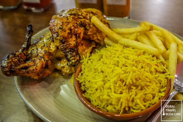 half chicken peri-peri nandos