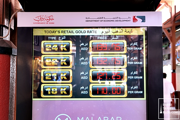 dubai gold rate souk