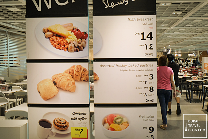 Ikea Food Court Menu