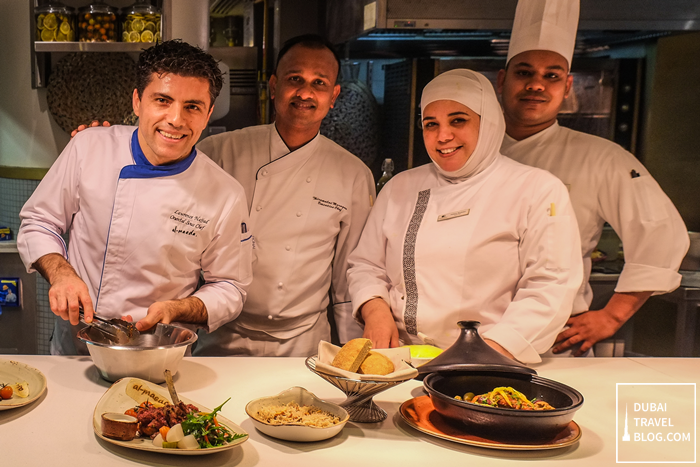 chefs at al maeda double tree hilton JBR