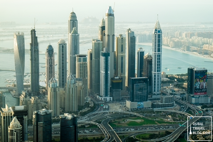 dubai aerial shot