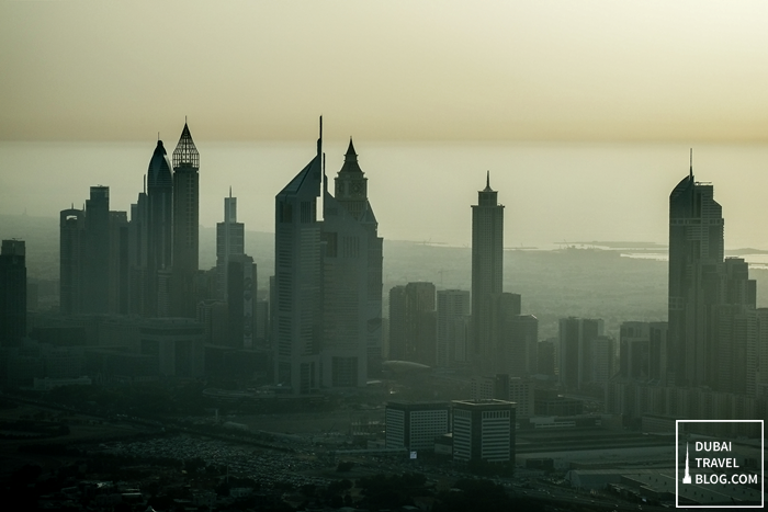 dubai financial center aerial view