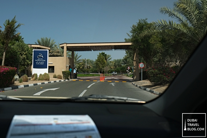 jebel ali golf resort and spa entrance