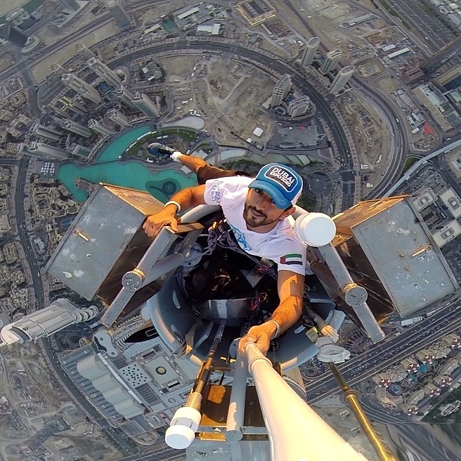 Sheikh Hamdan Selfie Scyscraper