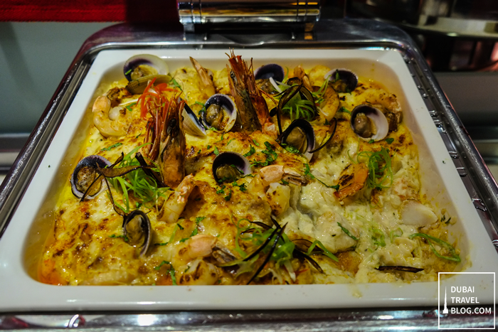 mixed seafood thermidor novotel dubai