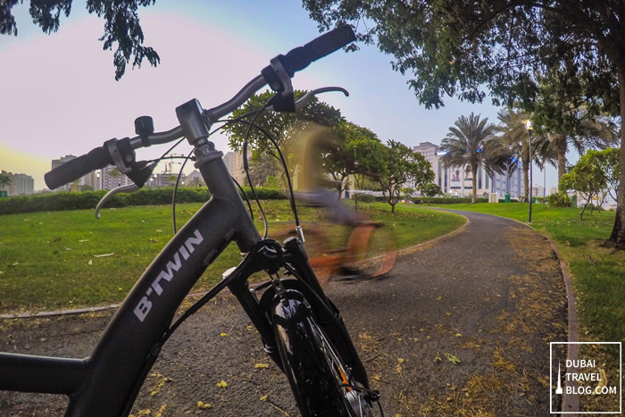 Pond Park cycling dubai