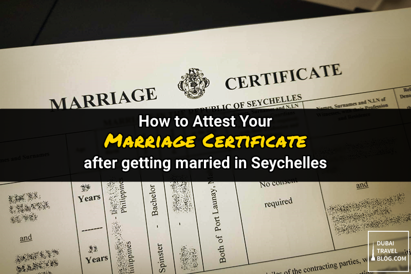 attest marriage certificate uae