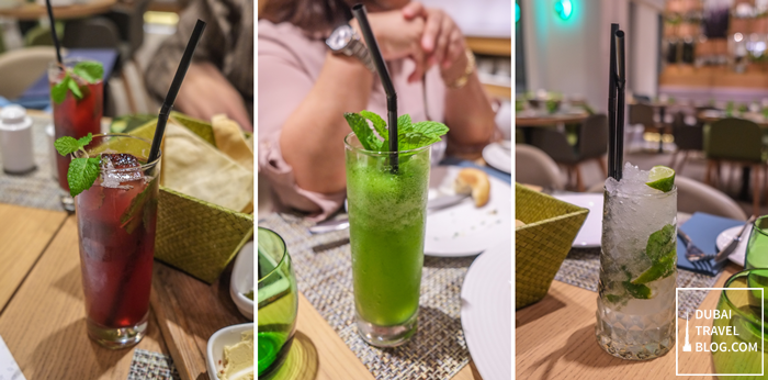 drinks-in-the-garden-grille-restaurant-dubai