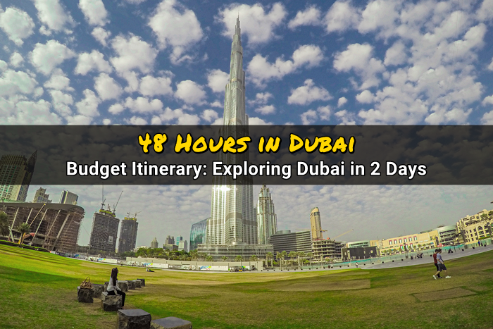 48 heures à dubaï budget de voyage 