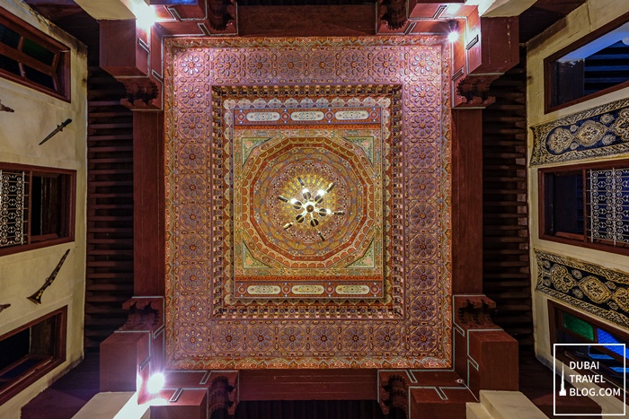 colorful ceiling riad fez moroccocolorful ceiling riad fez morocco