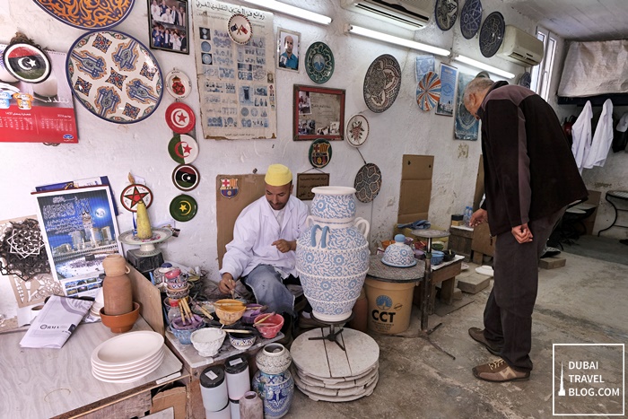 pottery workshop in fez