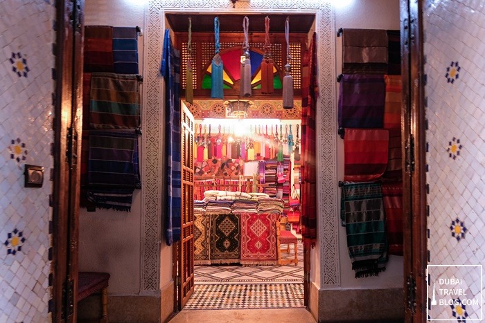 textile market in fez morocco