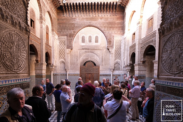 tourists al attarine madrasa