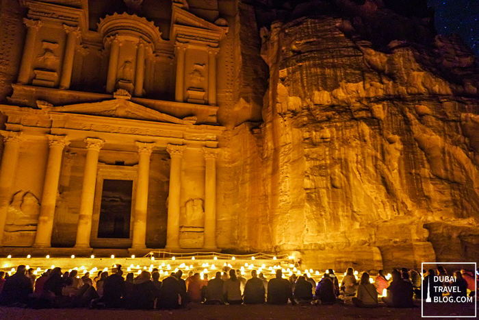 treasury night time petra jordan