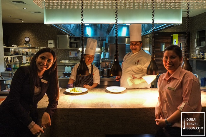 chef Massimiliano and team at marriott al jaddaf