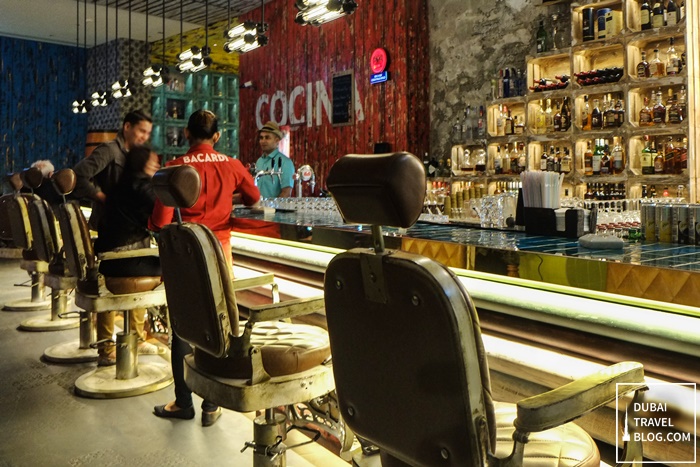 cubano lito bar counter dubai