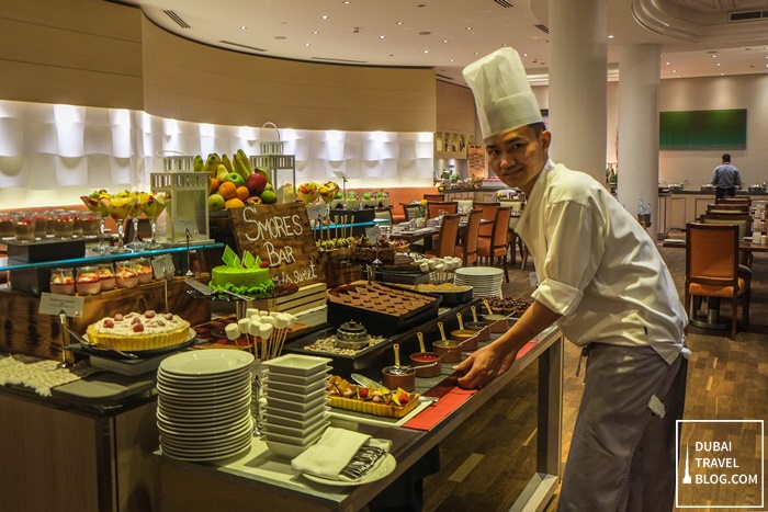 dessert station movenpick bur dubai fountain restaurant