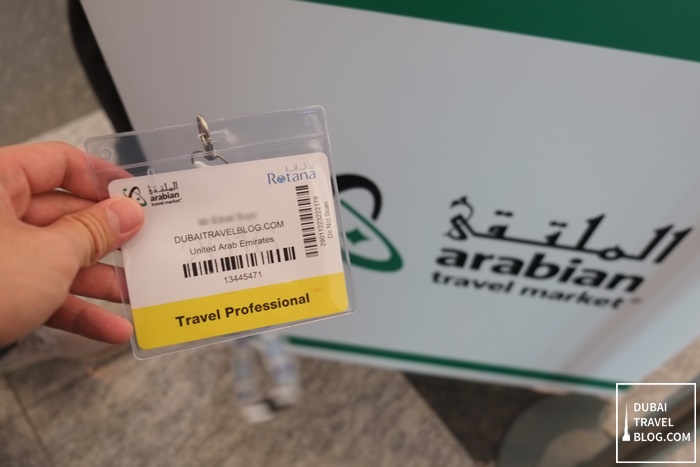 arabian travel market badge