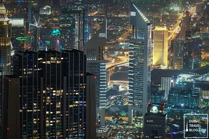 buildings dubai at night