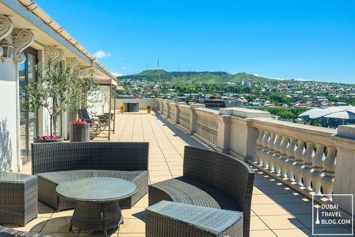 presidential suite terrace area tblisi marriott hotel