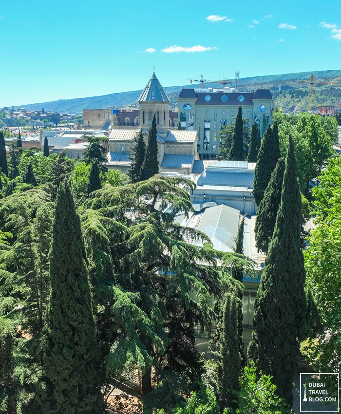 view from presidential suite marriott tbilisi