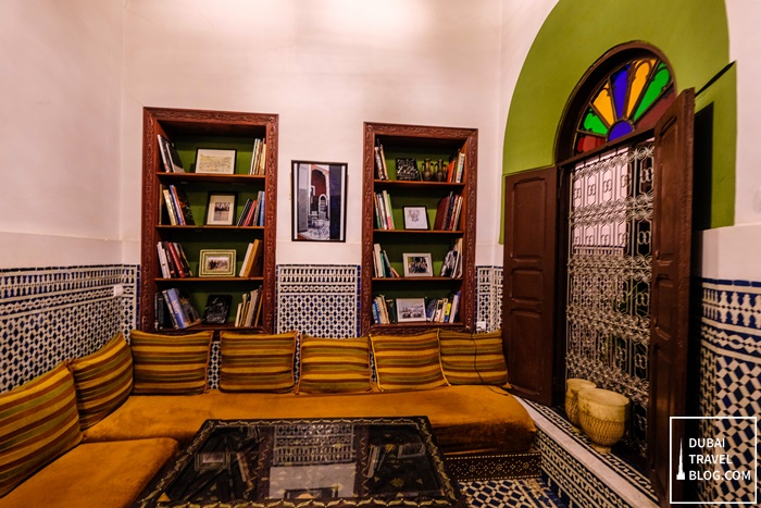 riad tafilalet lounge area