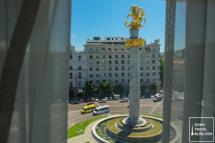 view of freedom square georgia from marriott