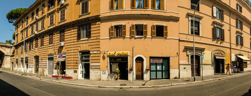 via aurelia street rome italy