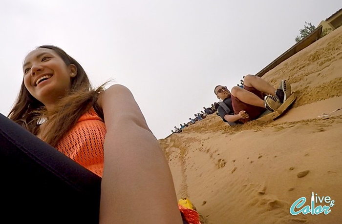 sand slide adventure ningxia