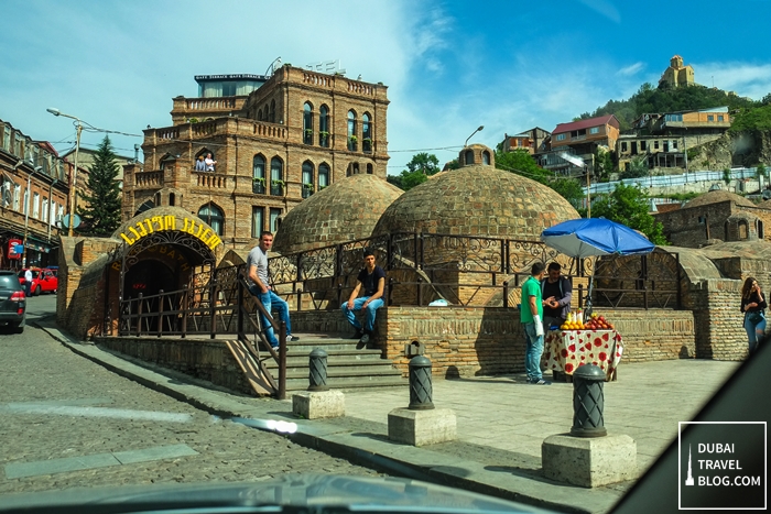 sulfur bath house in tbilisi