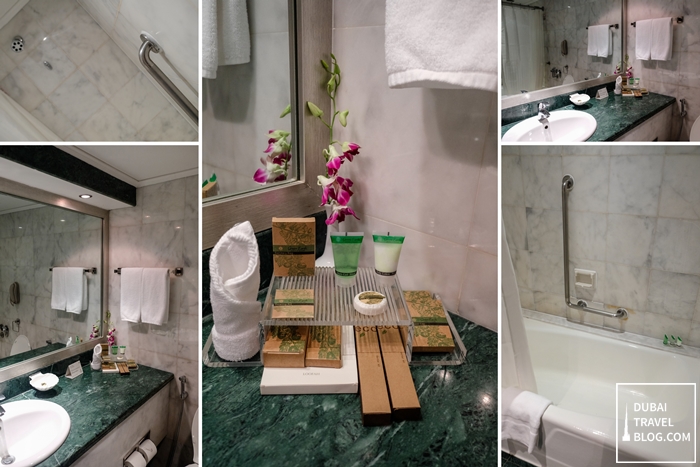Danat Al Ain Resort bathroom suite