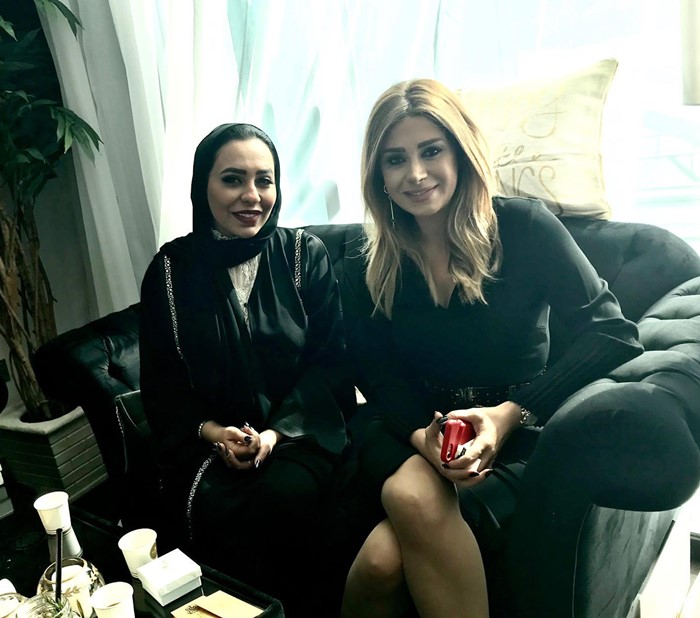 Rasha Al Danhani with Mayssa Assaf