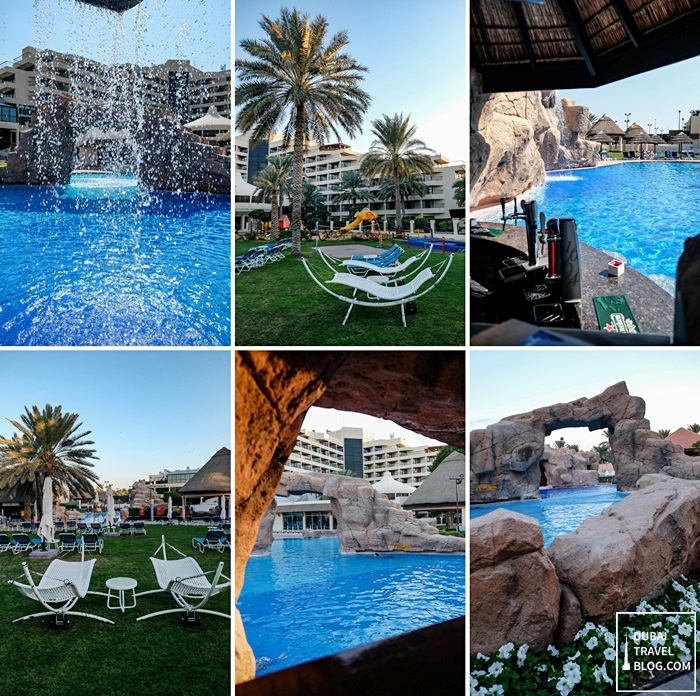 garden pool danat al ain resort