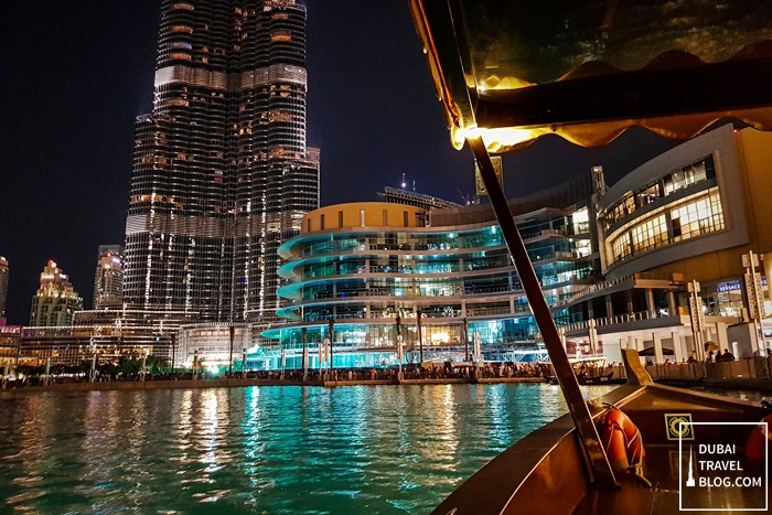 lake ride dubai fountain area