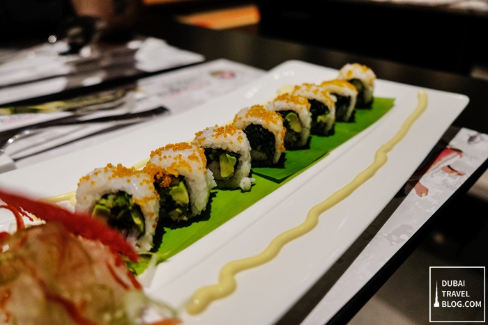 maki rolls sushi burrito dubai