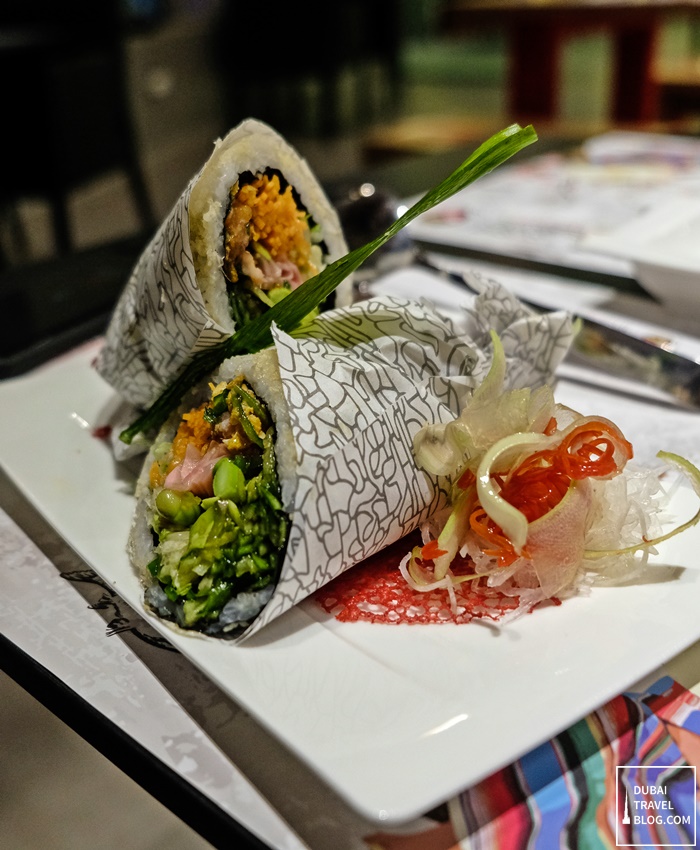 sushi burrito dubai