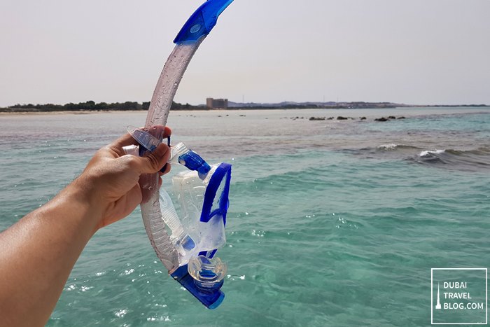 water snorkelling at danat resort