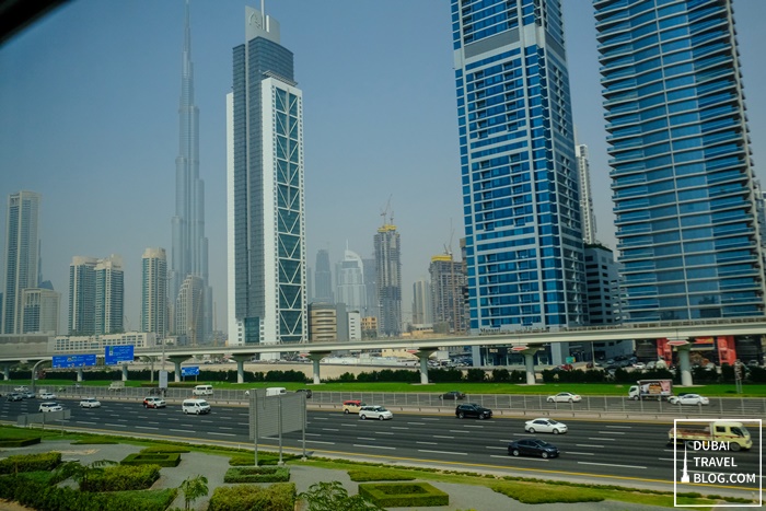 sheikh zayed road view
